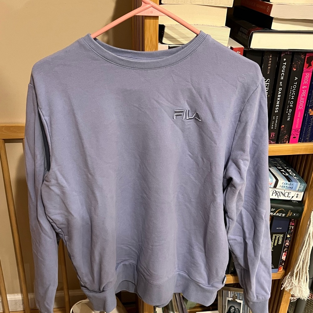Women’s fila crewneck sweatshirt (purple)